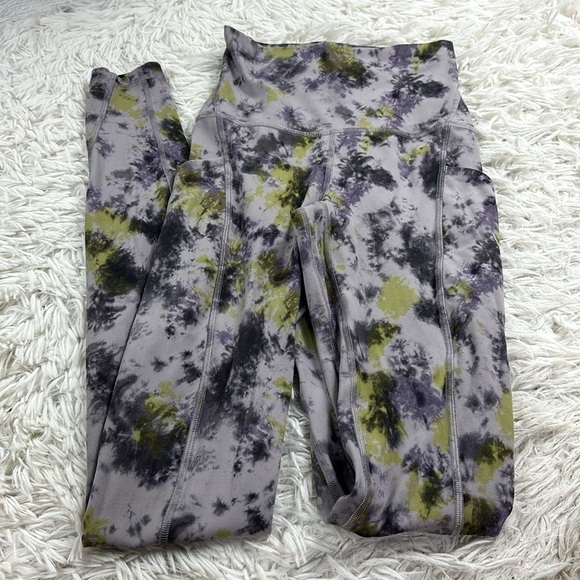 Lululemon Align High-Rise Pant with Pockets 31" Radial Tie Dye Mauve Grey Multi - Picture 1 of 6
